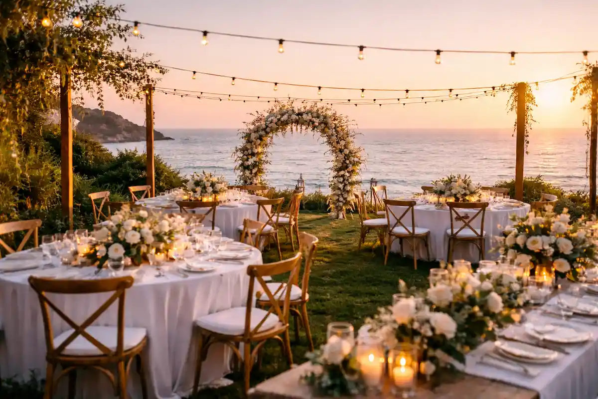 Catering en Asturias para bodas, eventos y empresa 12 catering para bodas al aire libre frente al mar en Asturias