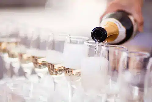 celebración familiar de bautizo o comunión con catering en Asturias