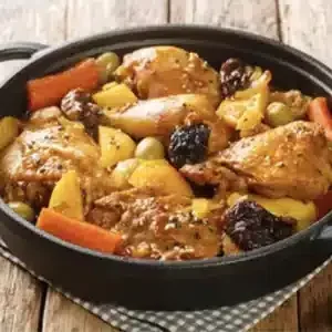 Pitu de caleya guisado al estilo tradicional asturiano para Nochebuena.